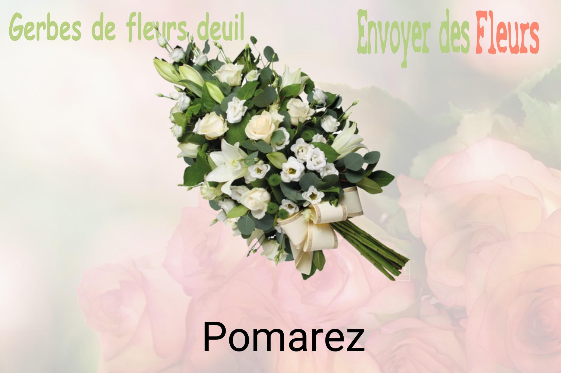 Gerbe de fleurs de deuil livrée à Pomarez